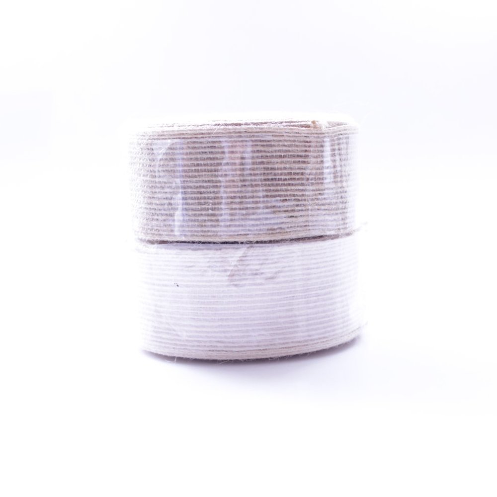 1.5" Burlap Jute Ribbon Natural or Ivory - Picture 8 of 10